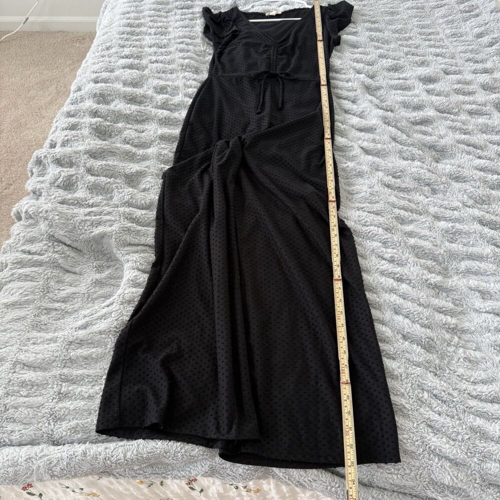 Rolla Coster Black Lightweight Jumpsuit Summer Minimalist Classic Stretch Medium - Picture 7 of 9